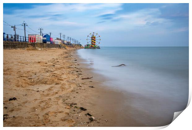 Cleethorpes Beach Print by Steve Smith