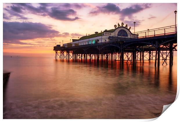 Cleethorpes Pier Lincolnshire Print by Steve Smith
