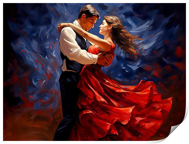 The Waltz Print by Steve Smith