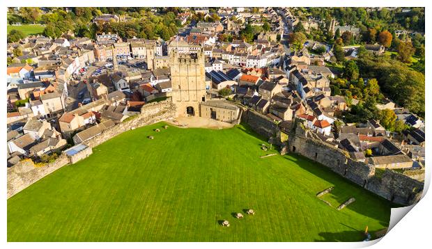 Richmond Castle North Yorkshire Print by Steve Smith