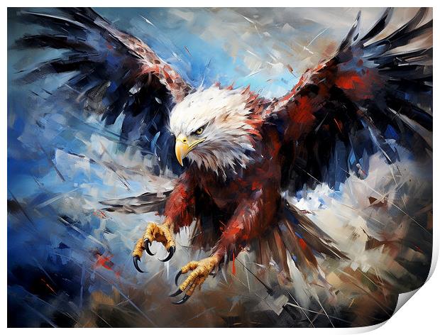 American Bald Eagle Print by Steve Smith