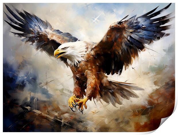 American Bald Eagle Print by Steve Smith