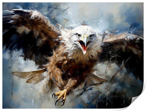 American Bald Eagle Print by Steve Smith