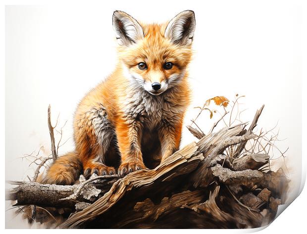 The Fox Print by Steve Smith