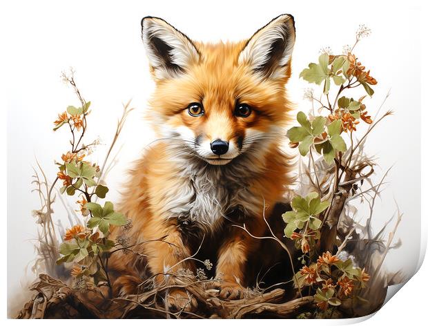 The Fox Print by Steve Smith