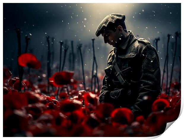 Lest We Forget Print by Steve Smith