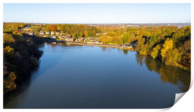 Newmillerdam Wakefield Print by Steve Smith