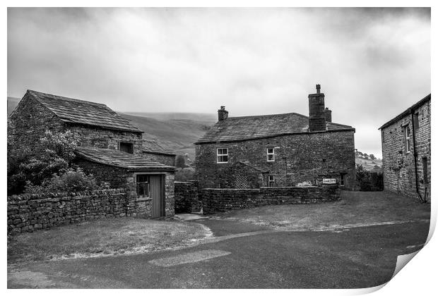 Swale Farm Muker Print by Steve Smith