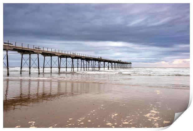 Saltburn By The Sea Print by Steve Smith