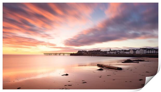 East Beach Nairn Print by Steve Smith