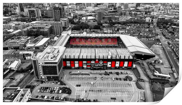 Sheffield United Football Club Print by Steve Smith