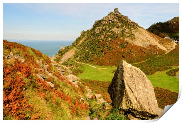 Valley Of The Rocks Print by Steve Smith
