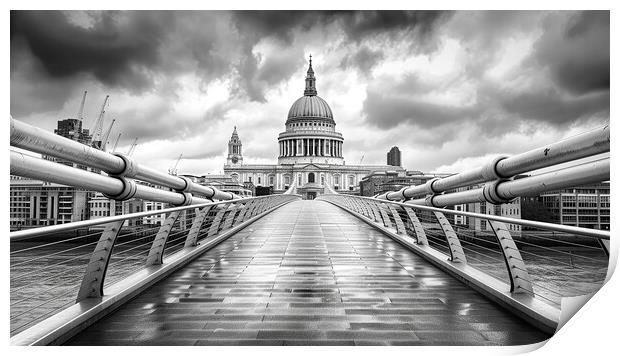St Pauls Cathedral Print by Steve Smith