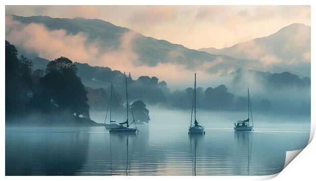 Windermere Lake District Print by Steve Smith