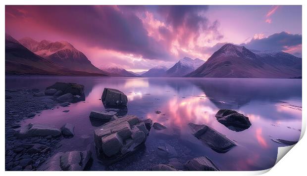 Wastwater Lake District Print by Steve Smith