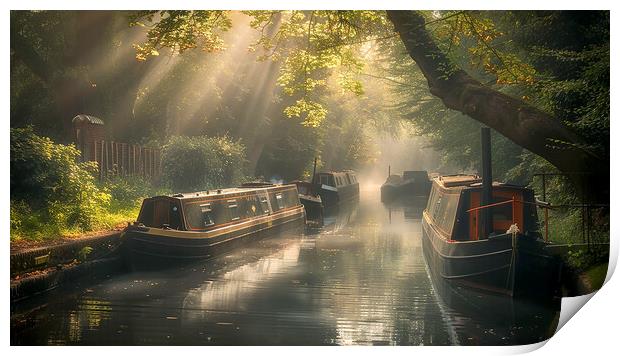 Canal Life Print by Steve Smith