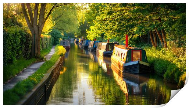 Canal Life Print by Steve Smith