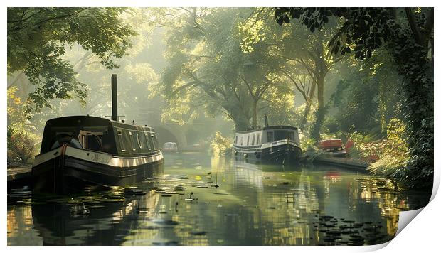 Canal Life Print by Steve Smith