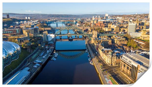 The River Tyne Print by Steve Smith