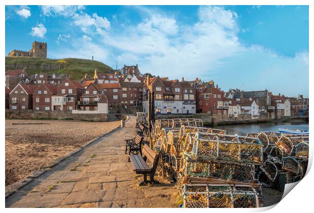 The River Esk Whitby Print by Steve Smith