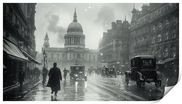 London 1920s Print by Steve Smith