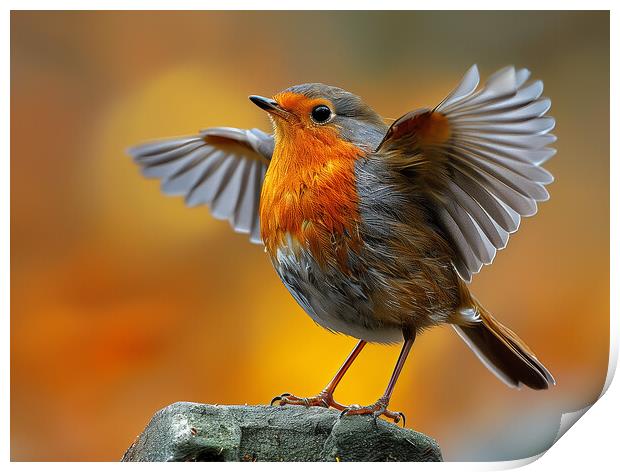 Robin Print by Steve Smith