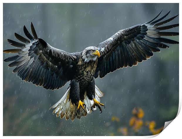 Scottish Sea Eagle Print by Steve Smith