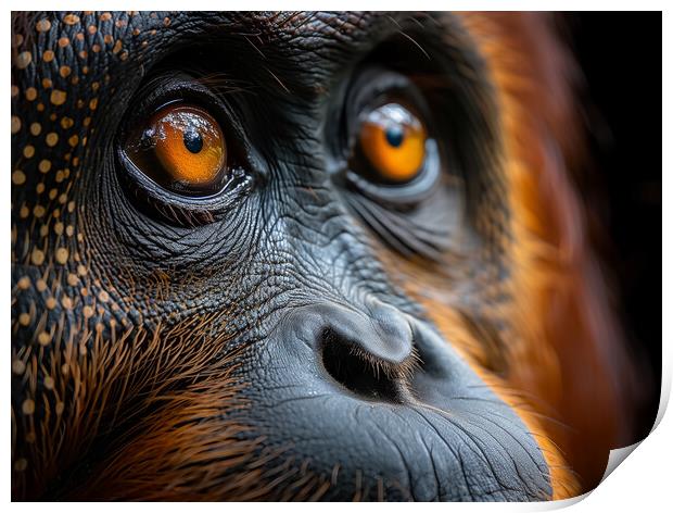 Orang Utan Print by Steve Smith