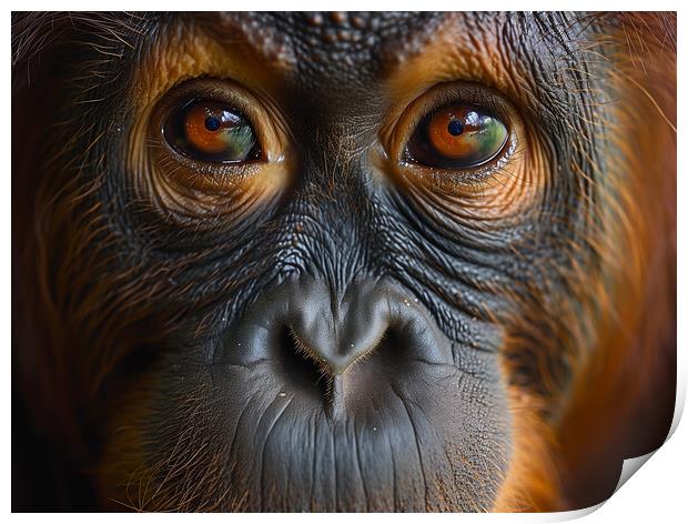 Orang Utan Print by Steve Smith