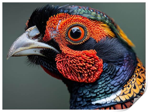 Pheasant Print by Steve Smith