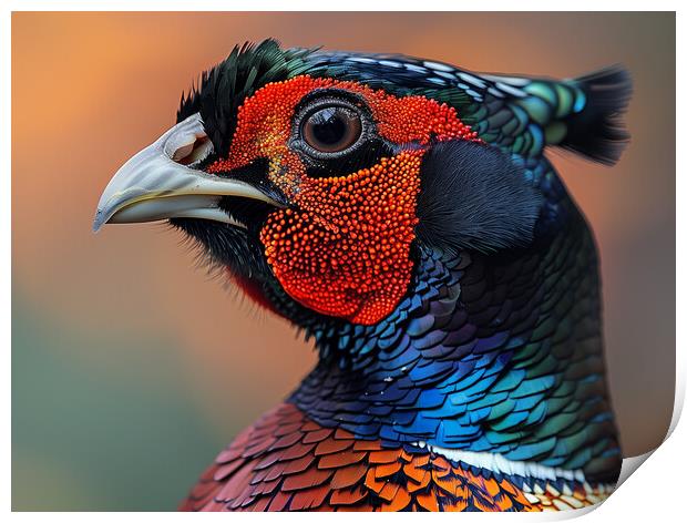 Pheasant Print by Steve Smith