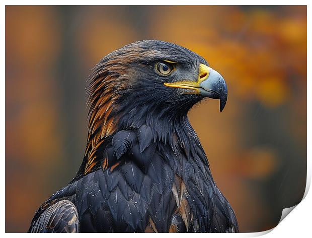 Golden Eagle Print by Steve Smith