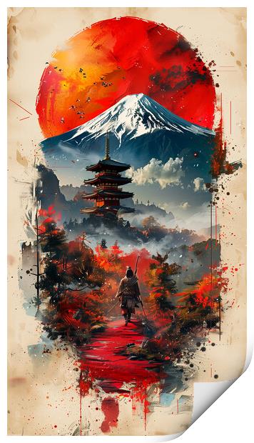 Mount Fuji Japan Art Print by Steve Smith