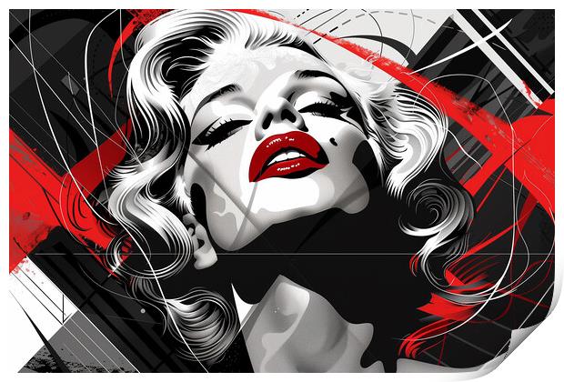 Marilyn Monroe Art Print by Steve Smith