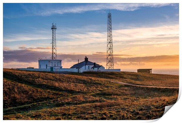 A Majestic Sunrise at Flamborough Head Print by Tim Hill