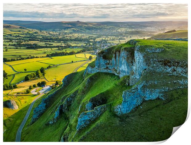 Winnats Pass Derbyshire Peak District Print by Tim Hill