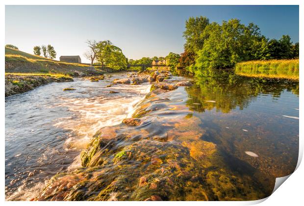 Linton Falls, River Wharfe, Yorkshire Dales Print by Tim Hill