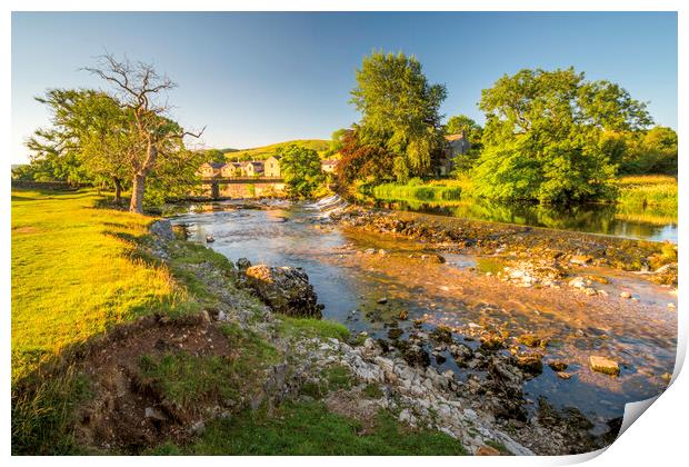 River Wharfe near Linton Falls, Grassington Print by Tim Hill