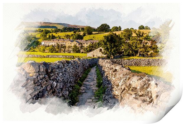SunKissed Yorkshire Dales Print by Tim Hill