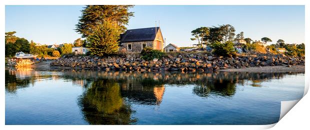 Serenity at Abersoch Harbour Print by Tim Hill