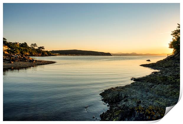 Abersoch Harbour Entrance, North Wales Print by Tim Hill