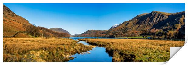 Buttermere Panoramic Lake District Print by Tim Hill
