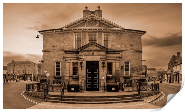 Wetherby Town Hall Print by Tim Hill