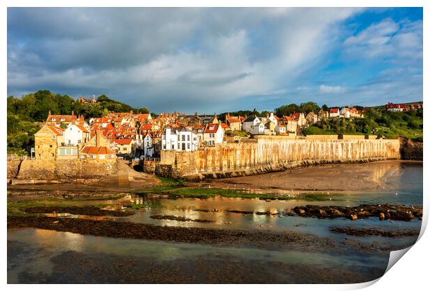 Robin Hoods Bay North Yorkshire Print by Tim Hill