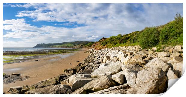 Majestic Sea Defences Print by Tim Hill