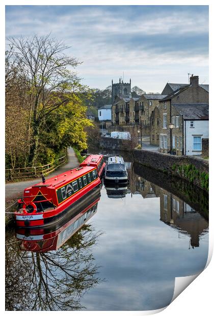 Skipton Leeds Liverpool Canal Print by Tim Hill