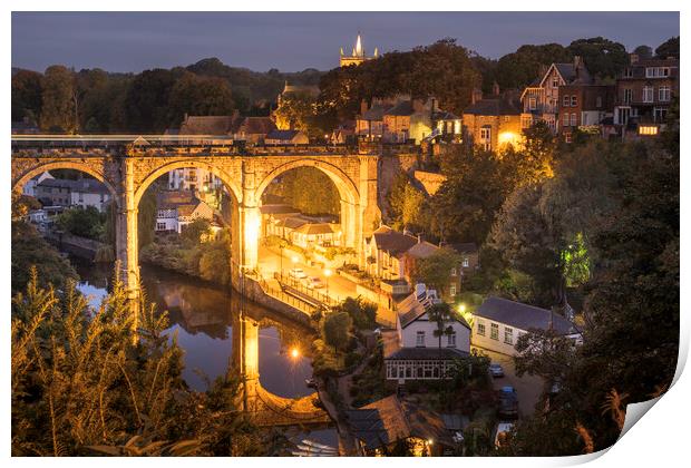 Knaresborough Viaduct North Yorkshire Print by Tim Hill