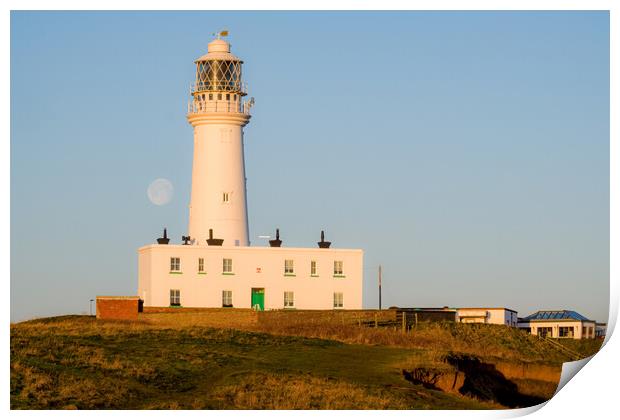Flamborough Lighthouse East Yorkshire Print by Tim Hill