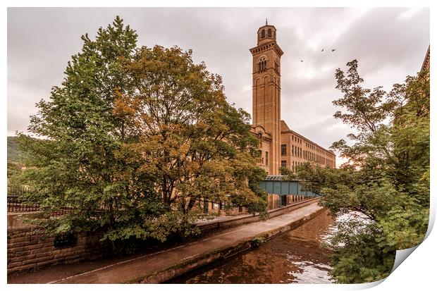 Salts Mill Saltaire Print by Tim Hill