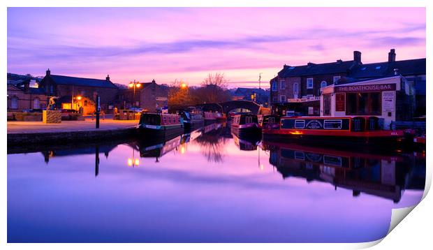 Leeds Liverpool Canal Skipton Print by Tim Hill